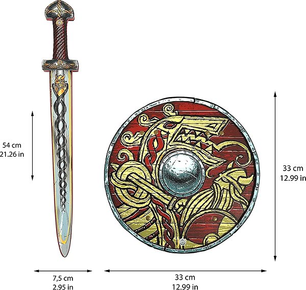 Schwert Liontouch Wikingerset - Schwert und Schild ...