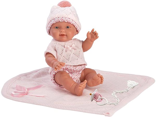 Oblečenie pre bábiky Llorens M26-294 oblečenie pre bábiku bábätko New Born veľkosti 26 cm ...