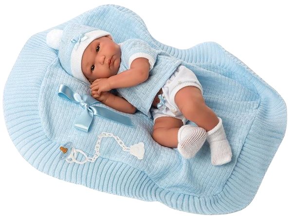Oblečenie pre bábiky Llorens M635-61 obleček na bábiku bábätko New Born veľkosť 35 – 36 cm ...