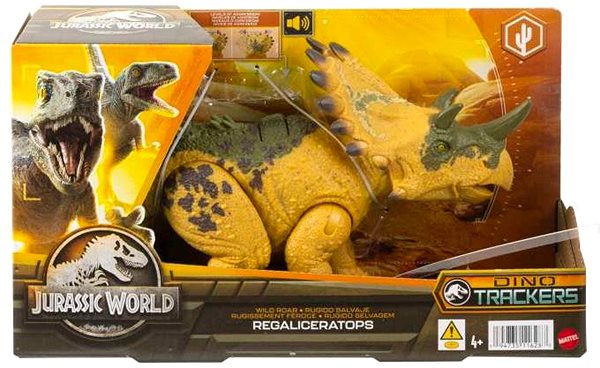Figúrka Jurassic World dinosaurus s divokým revom – Regaliceratops ...
