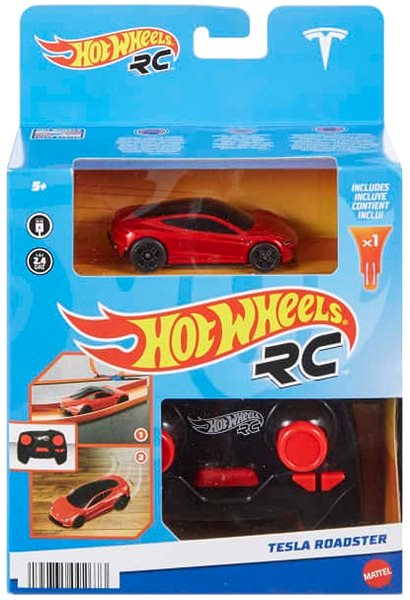 Távirányítós autó Hot Wheels RC Tesla Roadster 1:64 ...