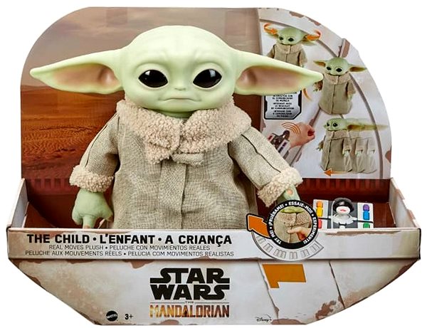 Kuscheltier Star Wars RC Plüschtier Baby Yoda mit Geräuschen ...