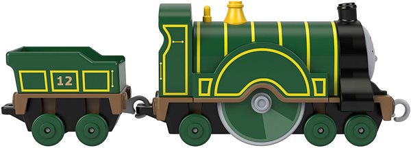 Modelleisenbahn Fisher-Price Thomas, die kleine Lokomotive Zieh-Metalllokomotive mit Wagen ...