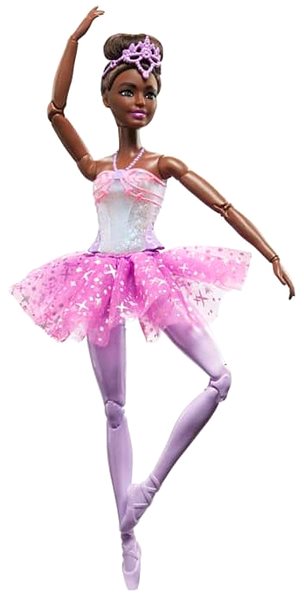 Játékbaba Barbie Világító varázslatos balerina lila szoknyával ...