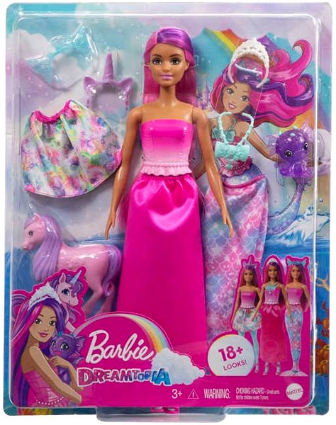 Bábika Barbie Bábika s Rozprávkovými Oblečkami ...