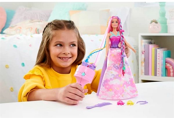 Puppe Barbie Prinzessin mit Haarschmuck ...