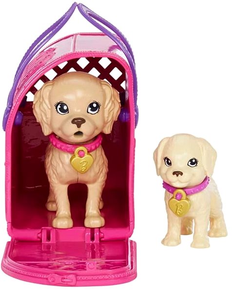 Játékbaba Barbie Baba kutyusokkal ...