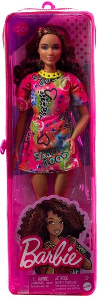 Puppe Barbie Modell - T-Shirt Kleid in Übergröße ...