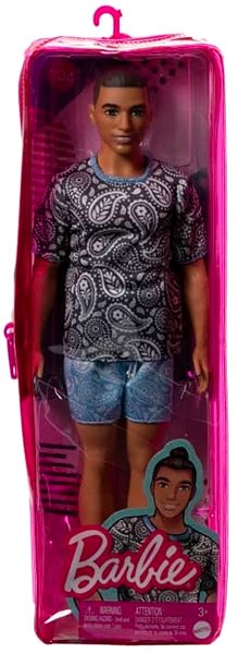 Bábika Barbie Model Ken – Tričko S Kašmírovým Vzorom ...