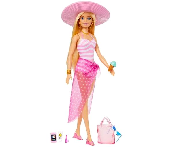 Bábika Barbie Barbie Na Pláži ...