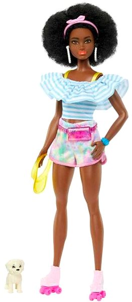 Játékbaba Barbie Deluxe divatbaba - divatos korcsolyázó ...