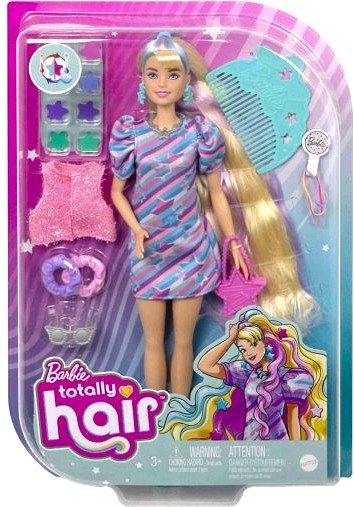 Puppe Barbie-Puppe mit fantastischem Haar - blond ...