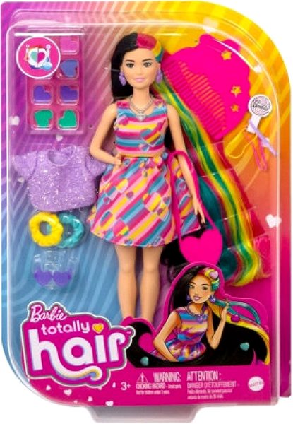 Puppe Barbie-Puppe mit fantastischem Haar - Schwarzhaarige ...