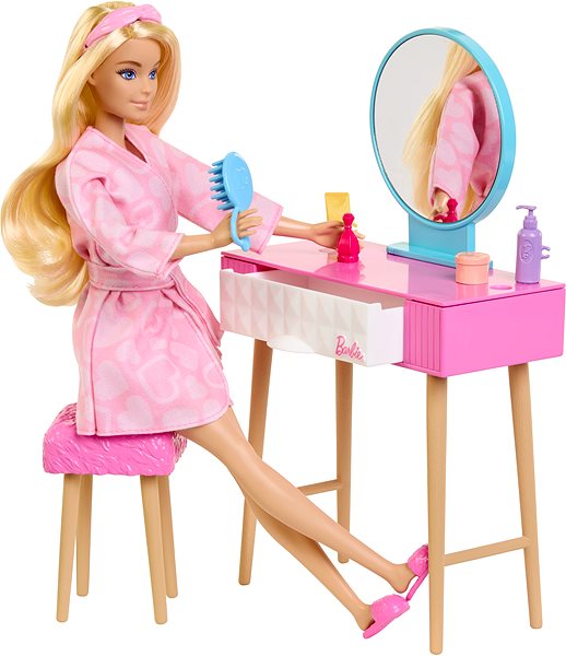 Puppe Barbie Schlafzimmer mit Puppe ...