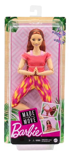 Bábika Barbie V Pohybe – Rusovláska V Červenom ...