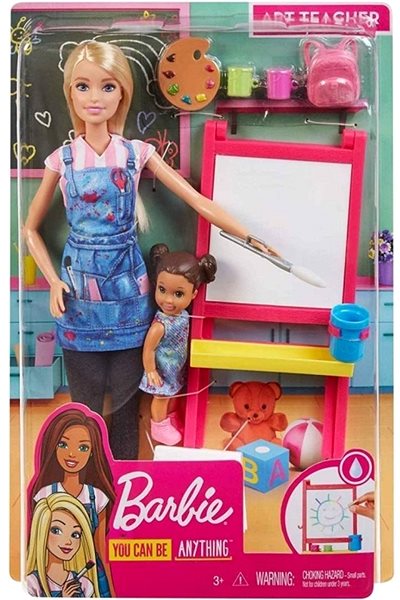 Puppe Barbie Berufsspiel Set mit Puppe - Lehrerin ...