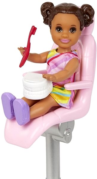 Bábika Barbie Povolanie Herný Set S Bábikou – Zubárka Blondína ...