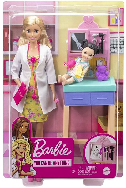 Bábika Barbie Povolanie Herný Set S Bábikou – Doktorka ...