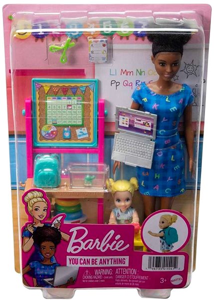 Játékbaba Barbie Foglalkoztató játékkészlet babával - Tanárnő ...