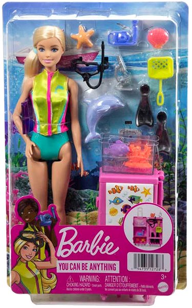 Játékbaba Barbie Tengerbiológus játékszett ...