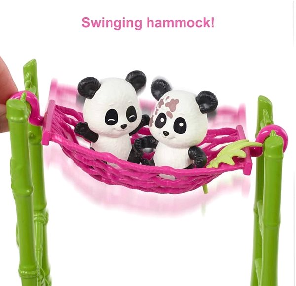Játékbaba Barbie - Panda maci megmentése, játékkészlet ...