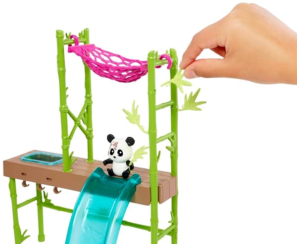 Játékbaba Barbie - Panda maci megmentése, játékkészlet ...