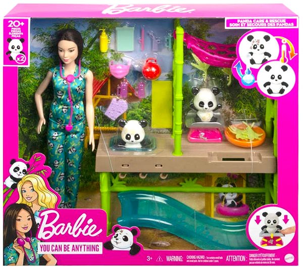 Puppe Barbie Rettet die Pandas Spielset ...