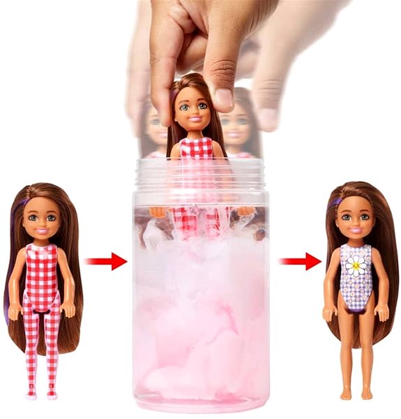 Bábika Barbie Color Reveal Chelsea Piknik ...