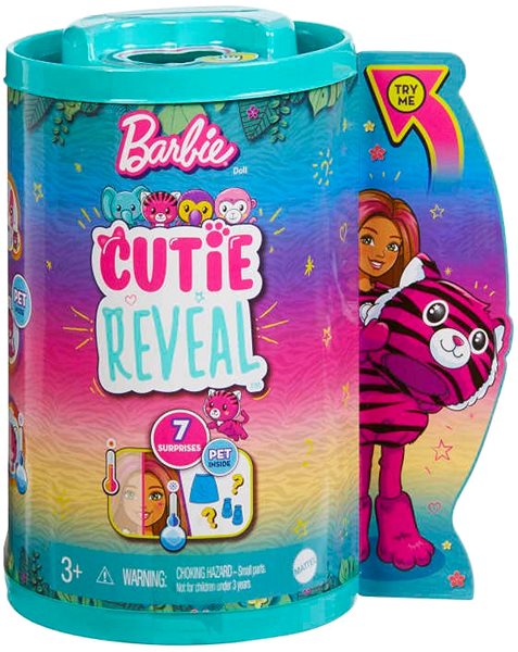 Játékbaba Barbie Cutie Reveal Chelsea Dzsungel - Tigris ...
