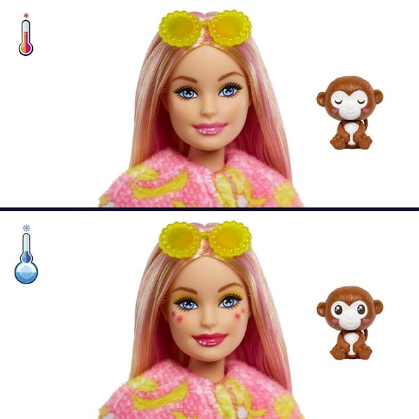 Panenka Barbie Cutie Reveal Barbie Džungle - Opice  ...