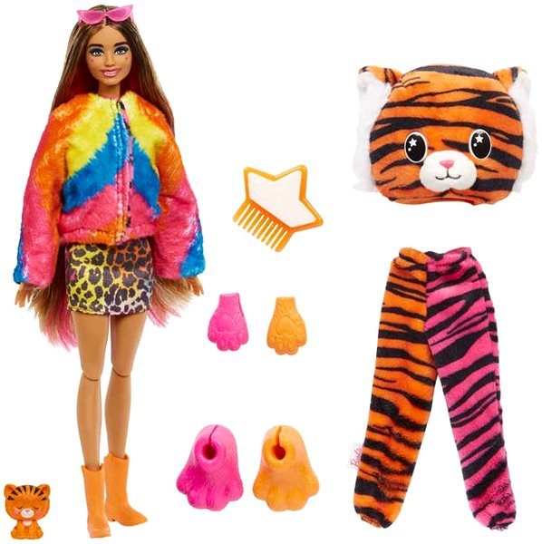 Bábika Barbie Cutie Reveal Barbie Džungľa – Tiger ...