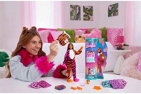 Bábika Barbie Cutie Reveal Barbie Džungľa – Tiger ...