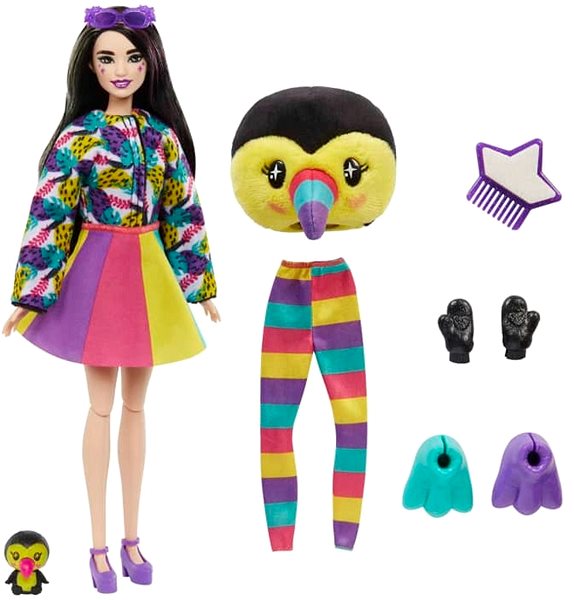 Játékbaba Barbie Cutie Reveal Barbie Dzsungel - Tukán ...