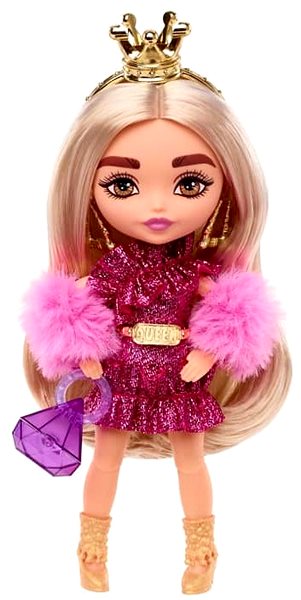 Bábika Barbie Extra Minis – Blondínka S Korunkou ...