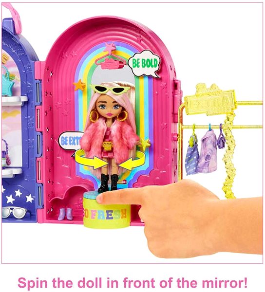 Bábika Barbie Extra Minis Butik S Módou ...