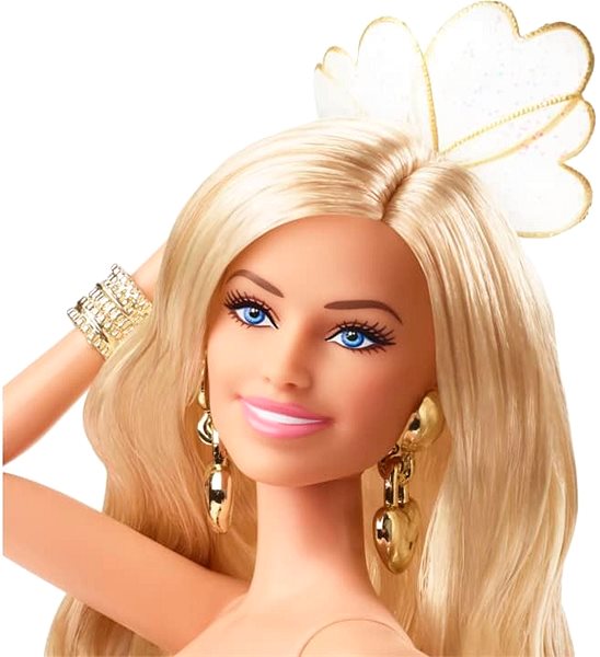 Játékbaba Barbie a Filmbéli csillogó overálban ...