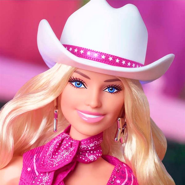 Játékbaba Barbie western filmes overallban ...
