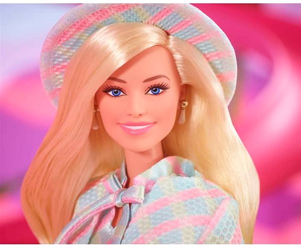 Puppe Barbie im Film-Anzug ...