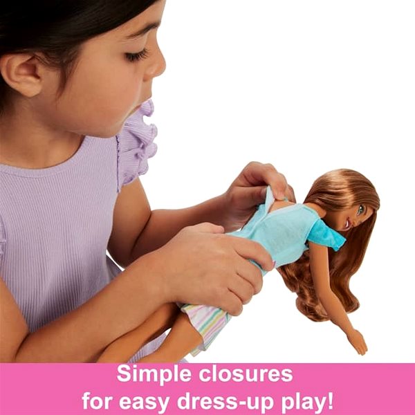 Játékbaba Barbie Az első Barbie babám - Barna hajú baba nyuszival ...