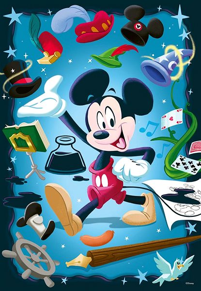 Puzzle Ravensburger Puzzle 133710 Disney 100 Rokov: Mickey 300 Dielikov ...
