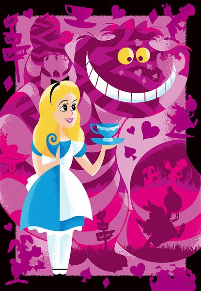 Puzzle Ravensburger Puzzle 133741 Disney 100. évfordulója: Alice Csodaországban 300 darab ...