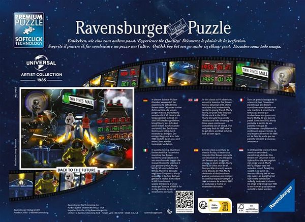 Puzzle Ravensburger Puzzle 174515 Vissza a jövőbe 1000 darab ...