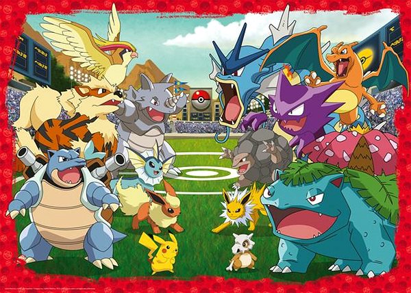 Puzzle Ravensburger Puzzle 174539 Pokémon: Erő arány 1000 darab ...