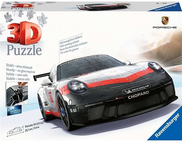 3D puzzle Ravensburger Puzzle 115570 Porsche Gt3 Cup 108 Dílků ...