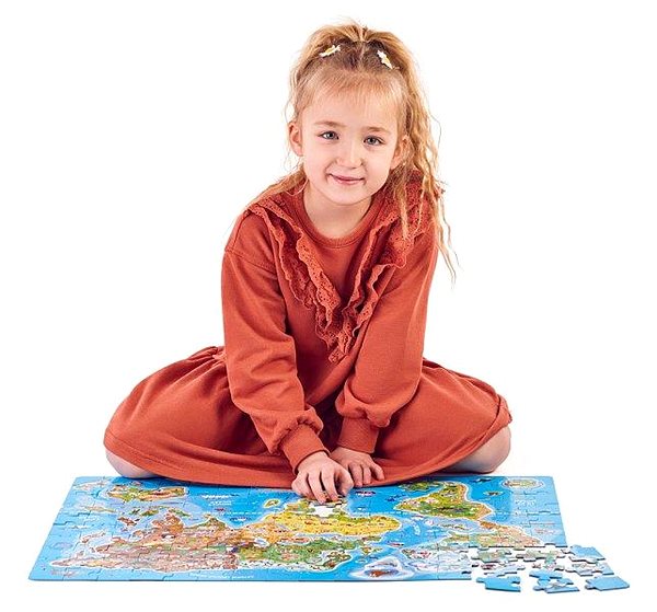 Puzzle Popular Puzzle – Mapa sveta, 160 ks – CZ ...