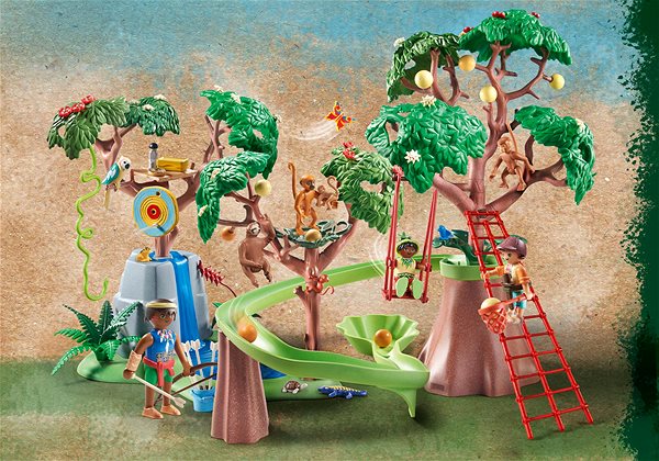 Építőjáték Playmobil 71142 Wiltopia - Trópusi dzsungel játszótér ...
