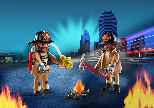 Figuren Playmobil 71207 Feuerwehrleute ...
