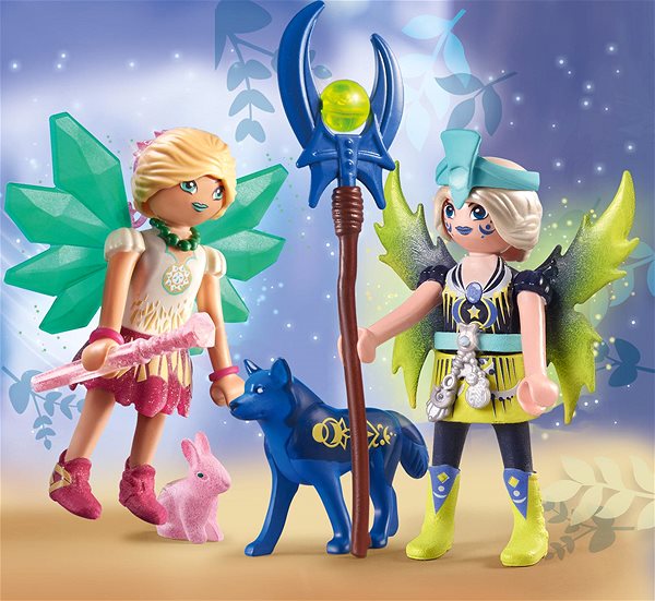Építőjáték Playmobil 71236 Crystal- és Moon Fairy lélekállattal ...