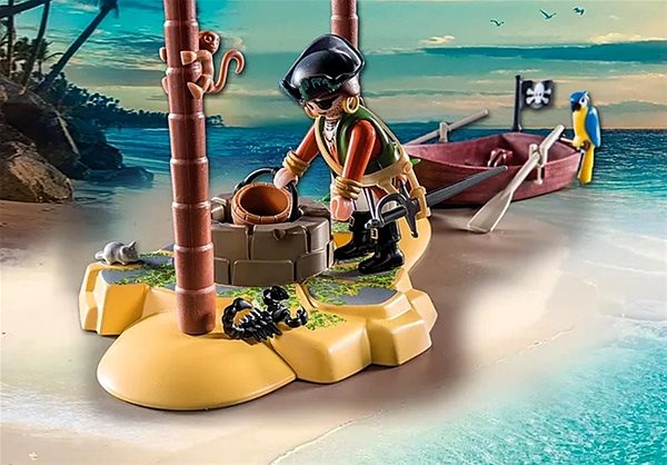 Stavebnica Playmobil 70962 Pirátsky ostrov pokladov s kostlivcom ...
