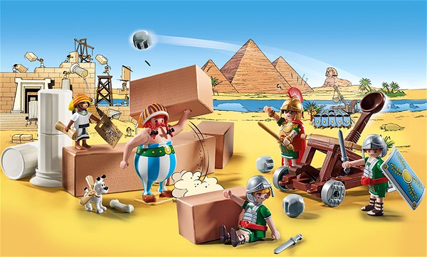 Építőjáték Playmobil 71268 Asterix: Edifis és a csata a palotáért ...